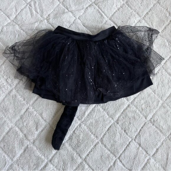 Walmart | Black Sparkle Cat Tutu Skirt | Size Small / Medium - Picture 1 of 6